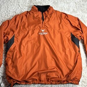 Pro Player University of Texas Reversible 1/4 Zip Fleece Pullover, Size XXL